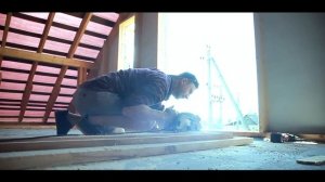 Сделал крышу и фронтоны