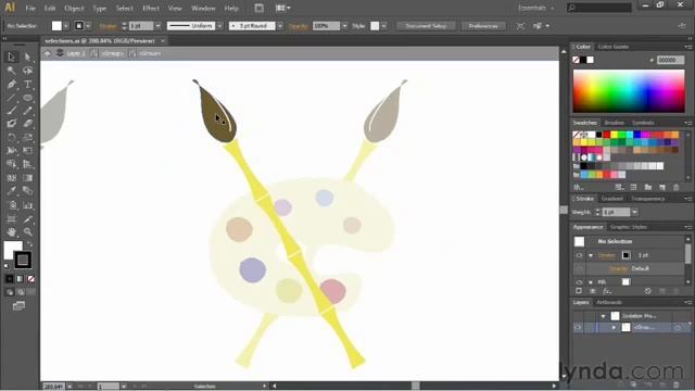 Урок 25. Использование режима Isolation в Adobe Illustrator. Полный курс обучения с нуля смотреть онлайн