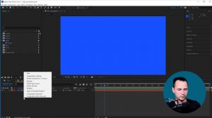 Работа со слоями в After Effects