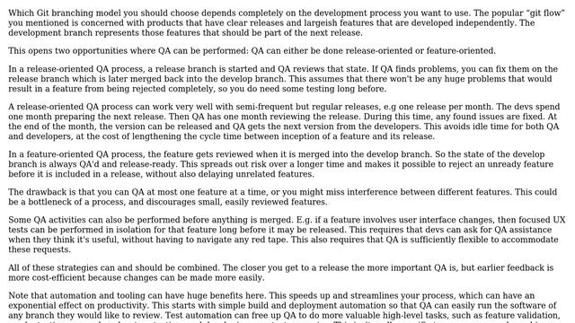 Software Engineering: Git branch model with QA and branches смотреть онлайн