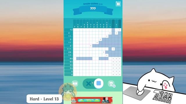 Meow Tower: Nonogram (Offline) HARD Walkthrough Level 9 - 16 (Board Games Level) смотреть онлайн