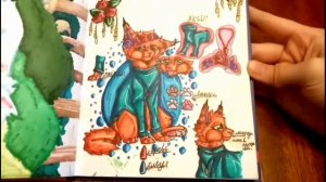 ~Мои рисунки Котов-Воителей//Обзор№35//Гифты//Мои персонажи//Фурри//Собаки//Ос//Кофейка~