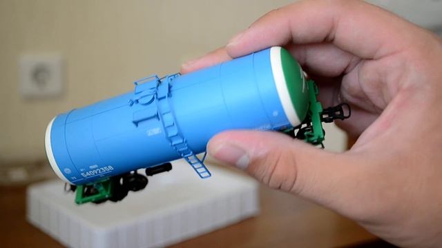 Обзор модели цистерны в масштабе 1:87 от компании ЕвроТрейн
