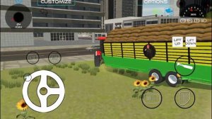 g wagon aa geyi Indian vehicles simulator 3d Indian tractor game #gaming