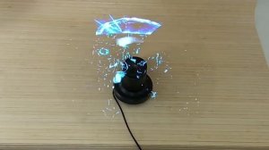 Голографический вентилятор-проектор SACA 224 | Демонстрация работы