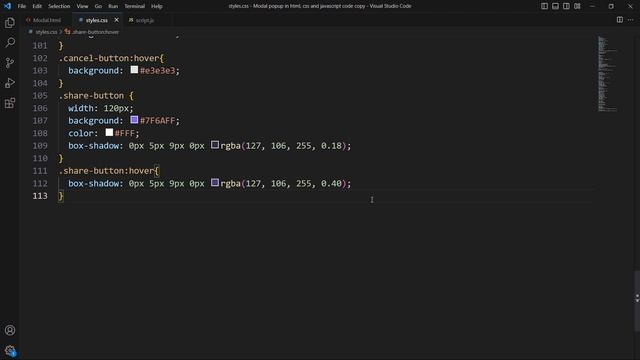 Create a Modal Popup Using HTML, CSS and JavaScript | Animated Dialog box (Popup window)