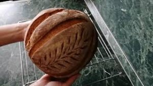Пшенично - ржаной хлеб на ржаной закваске. Деревенский хлеб..