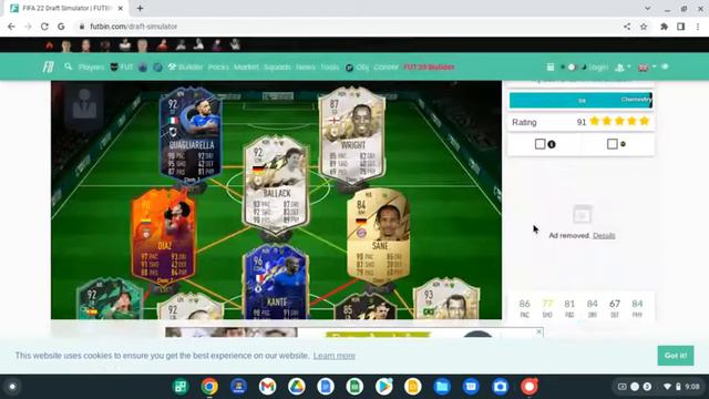 FIFA 22 draft simulator