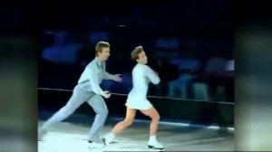 Jayne Torvill and Christopher Dean.