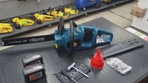 Аккумуляторная цепная пила STURM!!!
БЮДЖЕТНАЯ И КАЧЕСТВЕННАЯ ЗАМЕНА STIHL.