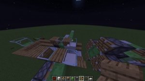 Я построил рабочий самолёт в Майнкрафте без модов (сполер крылья отвалились)