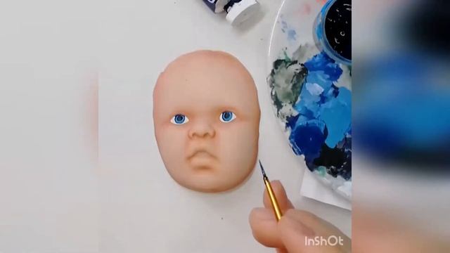 Мастер класс по росписи кукольного личика. Работа с молдами.