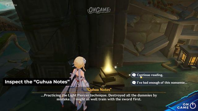 Scrolls and Sword Manuals of Guhua World Quests | Genshin Impact 4.4