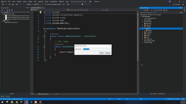 #02 Forum - Opsætning af DBContext, Bootstrap og Layout смотреть онлайн