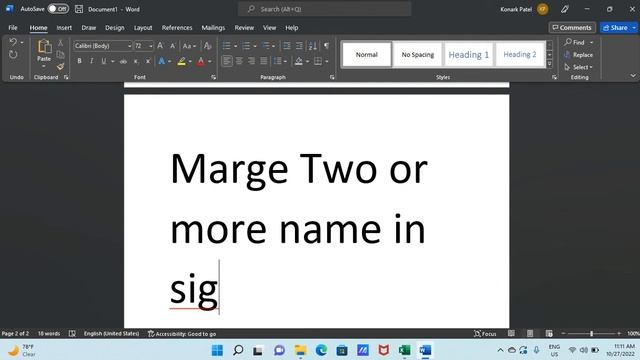 USE OF CONCATENATE IN EXCEL (Merge two columns in excel) смотреть онлайн