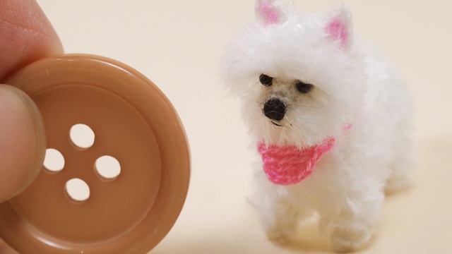 Miniature White Westie Dog - Tiny Westie Dog - Micro Amigurumi Crochet смотреть онлайн