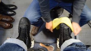 SATISFYING BOOT TRANSFORMATION!!! | ANGELO SHOE SHINE ASMR