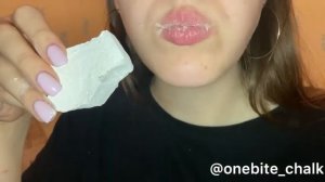 Твёрдый мел Красавчик // dry chalk // ASMR // Хруст мелом //