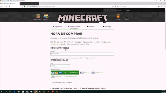 Como comprar Minecraft pc y mac | Como canjear una tarjeta de Minecraft смотреть онлайн