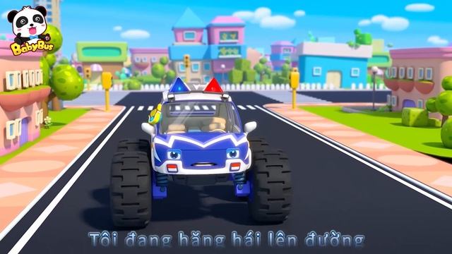 Xe cảnh sát truy đuổi tội phạm | Biệt đội xe quái xế cảnh sát cứu hộ | Nhạc thiếu nhi | BabyBus смотреть онлайн