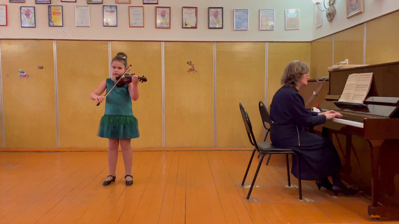 А. Яньшинов - Финал из концертино. Исп. Кира Юдова, 2 кл. Климовская ДМШ. смотреть онлайн