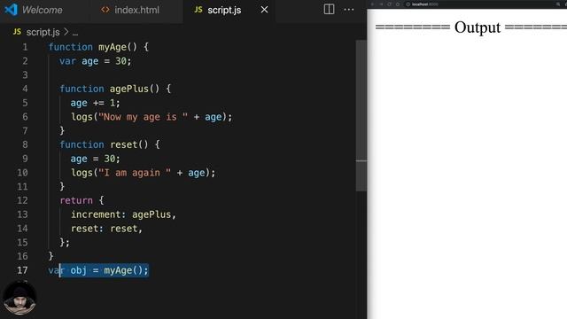 Closures in Javascript - Concept explained with very simple code | Hurray! We are closures