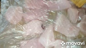 Индейка во фритюре, сочное и очень нежное мясо.