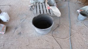 Кладка ригельного кирпича ручной формовки на колоннах, на цветную смесь