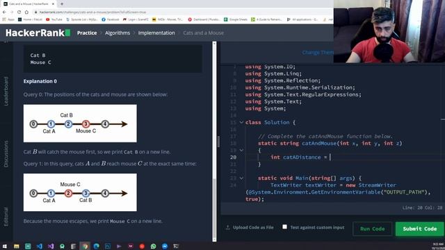 Cats and a Mouse | Coding Challenges #15