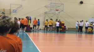 Фрагменты спортивной эстафеты "Весёлые старты". Кемерово 21.03. 2017 г Все