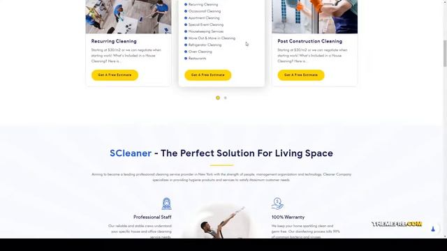 Soapee - Cleaning Services WordPress Theme cleaning maid Build Website