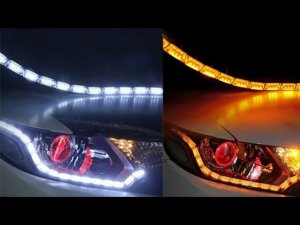 Ходовые огни Aozoom с бегущим поворотником, 60см