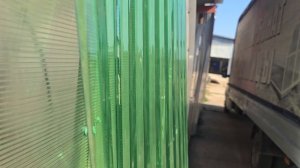 Кровельный поликарбонат С-10 зелёный