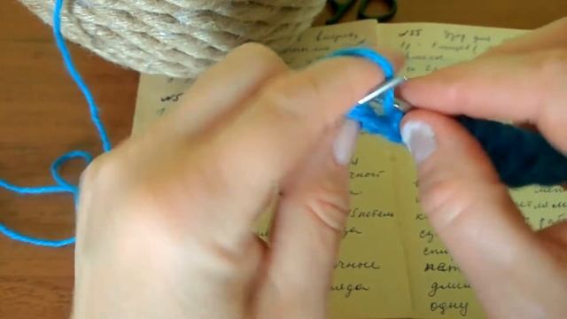 Как связать Узор "Ёжик". Вязание с нуля. Вяжем вместе. Узоры спицами.
