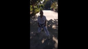 A JKA SHOTOKAN VIDEO OF A 71 YEARS OLD MAN