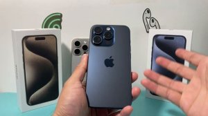 iPhone 15 Pro Natural Titanium vs Blue Titanium Color Comparison