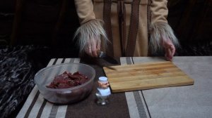 Это главное блюдо в тайге. Мясо в рационе эвенкийских охотников