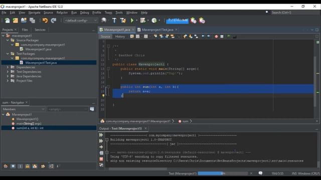 CS162 Making Your First JUnit Test in Netbeans смотреть онлайн