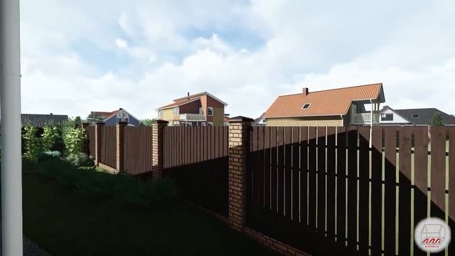 Дом с плоской крышей в Парголово 10 лет спустя - планировка участка 12 соток
