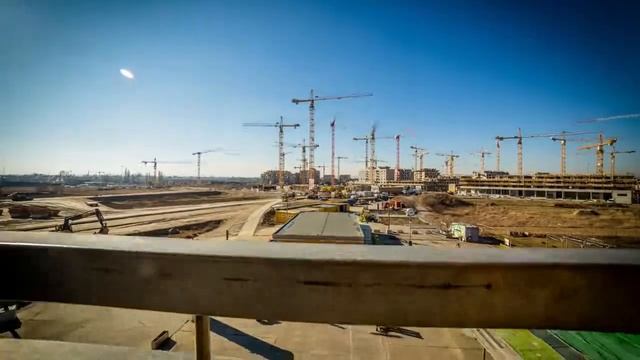 Световое шоу от Liebherr смотреть онлайн