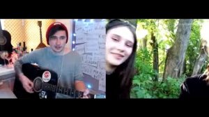 Классная реакция девушек на гитариста-новичка в чат рулетке - Ярик Бро