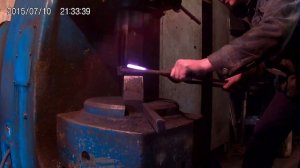 ковка полукруглой стамески