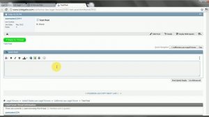 How to Post on the Legal Forums