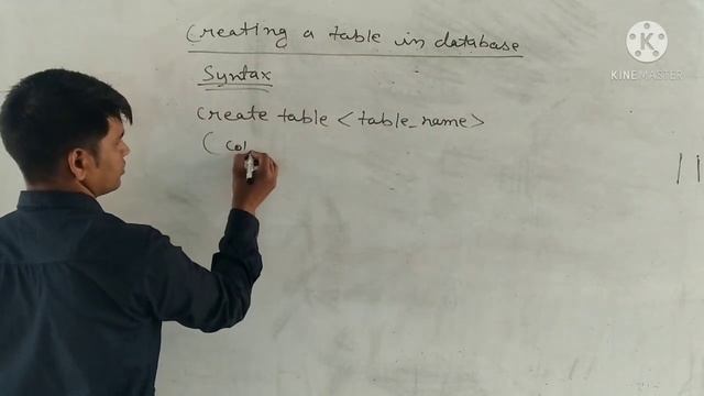 creating database, table in sql/ how to create database and table in sql