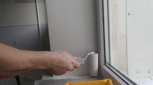 Откосы из ГКЛ , красим !!!