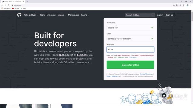 Mudey Formation | Cours 3 Git Création de compte GitHub смотреть онлайн