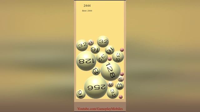 3D Roll Ball 2048 Merge Puzzle - Gameplay Walkthrough