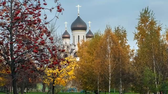 Фото Церкви На Фоне Природы Осенью