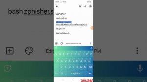 install zphisher in termux.#tool #termux