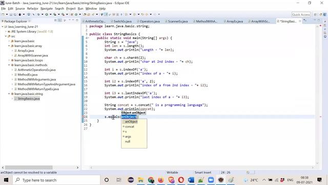 Java Tutorials for Beginners | Java Strings and String Methods | Chapter#15 | Core Java | WhyNotJav